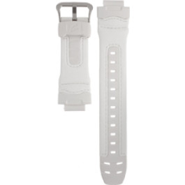 Urrem Casio 10220277 Gummi Hvid 19mm