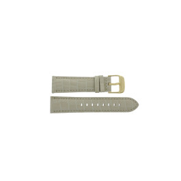 Urrem Lotus 15761-2 / BC07679 Krokodille skind Beige 22mm