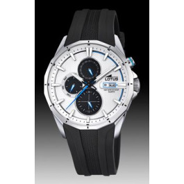 Urrem Lotus 18320-1 Silikone Sort 23mm