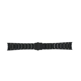 Urrem Seiko 8X53-0AB0 / SSE049J1 / M0XF111M0 Stål Sort 22mm