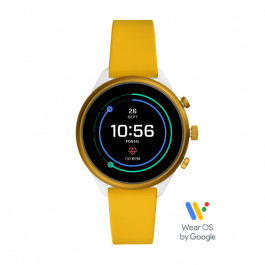 Urrem Smartwatch Fossil FTW6053 Silikone Gul 18mm