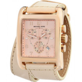 Urrem Michael Kors MK2225 Læder Beige 24mm