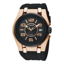 Pulsar urrem PXH570X1 / VX42 X198 Gummi / plast Sort