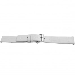 Urrem Universel J520 Læder Hvid 26mm