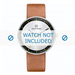 Urrem Jacob Jensen Strata 271 Læder Cognac 20mm
