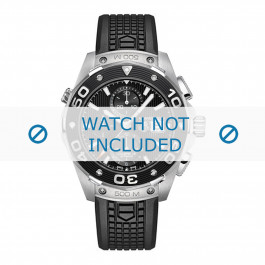 Urrem Tag Heuer CAJ2180.FT6023 Gummi Sort 22mm