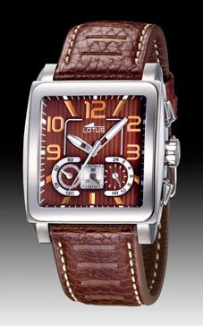 Urrem Lotus 15532-5 Læder Brun 26mm