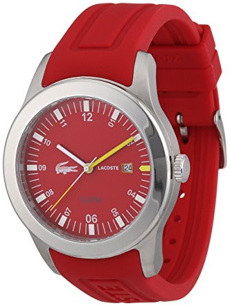 Lacoste urrem 2010631 / LC-11-1-14-2339 Gummi Rød 22mm