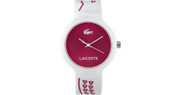 Lacoste urrem LC-46-4-47-2576 / 2020093 / 20mm Gummi Hvid 14mm