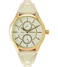 Urrem Fossil BQ3091 Læder Hvid 18mm