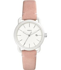 Urrem Fossil ES4400 Læder Lyserød 16mm