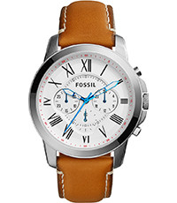 Urrem Fossil FS5060 Læder Brun let 22mm