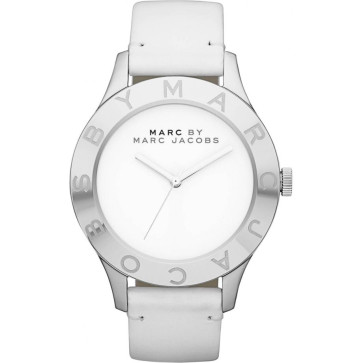 Urrem Marc by Marc Jacobs MBM1200 Læder Hvid 18mm