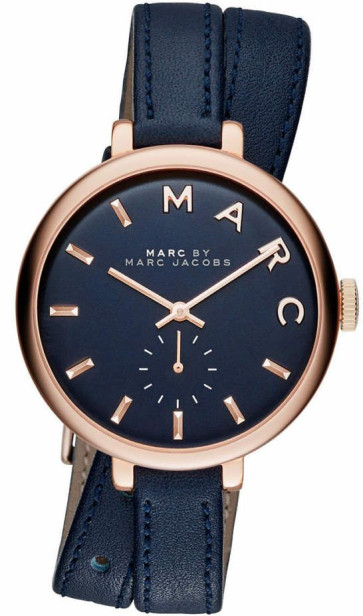 Urrem Marc by Marc Jacobs MBM8662 Læder Blå 10mm