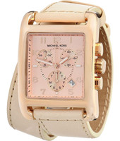 Urrem Michael Kors MK2225 Læder Beige 24mm