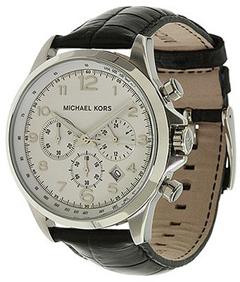 Urrem Michael Kors MK8114 Læder Sort 22mm