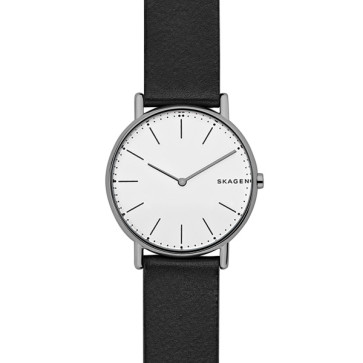 Urrem Skagen SKW6419 Læder Sort 20mm