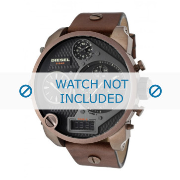 Diesel urrem DZ7246 Læder Brun 28mm