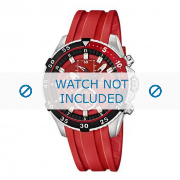 Festina urrem F16604-4 Gummi Rød