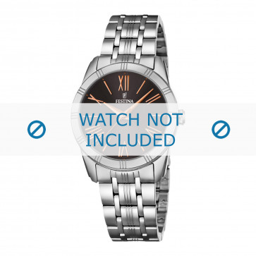 Festina urrem F16940-3 / F16940-1 / F16940-2 / F16940-4 / F16940-5 Metal Sølv 17mm