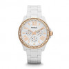 Urrem Fossil AM4492 Plast Hvid 20mm