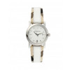 Urrem Burberry BU1395 Læder/Tekstil Hvid 16mm
