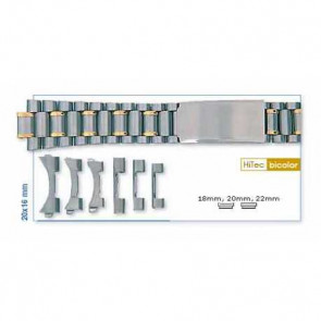 Urrem Universel 304195 Rustfrit stål Bi-colour 8mm