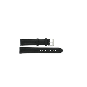 Urrem Universel 891.01.18 Læder Sort 18mm