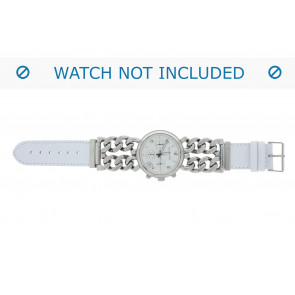 Urrem Universel 830.09.20 / Short / 70x40mm Læder Hvid 20mm
