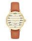 Kate Spade New York urrem KSW1237 / METRO Læder Brun