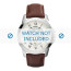 Fossil urrem ME3052 Læder Brun 22mm + syning brun
